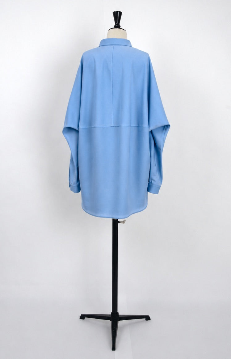 CHEMISE À MANCHES KIMONO COCOON
