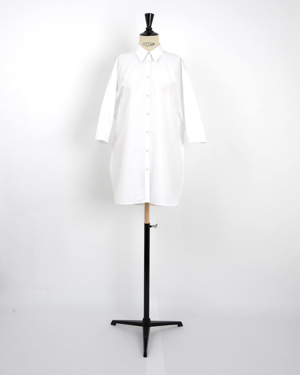 Cocoon Shirt Mini Dress